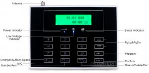 Quality GSM &PSTN Telephone Landline Touch Screen Wireless Home Alarm Systems wholesale
