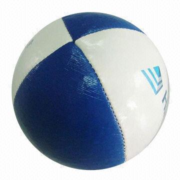 Quality Synthetic Leather Hacky Sack/Juggling Toy Ball, Available with Logo Printing for Promotional Purpose  wholesale
