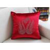 Buy cheap Swan Pattern Cushion Cover Luxury European Diamond Technology Car Seat Chair from wholesalers