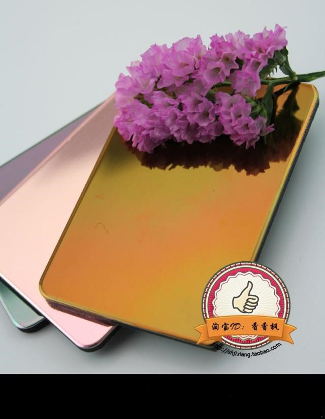 Quality 1250mm Premium Mirror Aluminum Composite Panel 6000mm For Home Decor wholesale