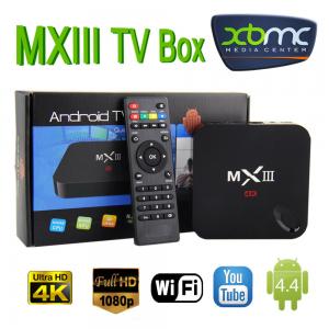 Quality MXIII Android Tv Box Amlogic S802 Quad-Core GPU Mali 450 1GB+8GB Built in WiFi Android 4.2 wholesale