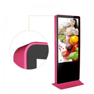 Quality 55 Inch Free Standing Digital Signage 4g / Wifi Network Support Optional Color wholesale