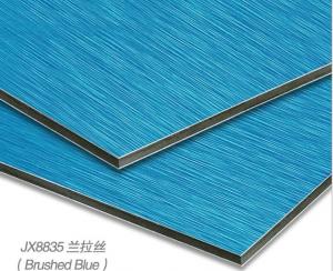 Quality Brushed ACM Aluminium Composite Panel 1250mm*3050mm Fireproofing wholesale