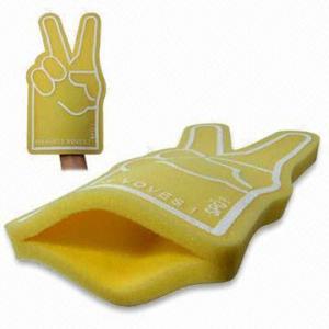 Quality Cheering Sponge Foam Hands, Various Designs are Available wholesale
