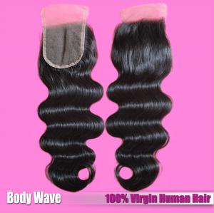 Quality Factory Wholesaler 100% Human Hair Extension Brazilian Hair Natural Color Lace Closure wholesale