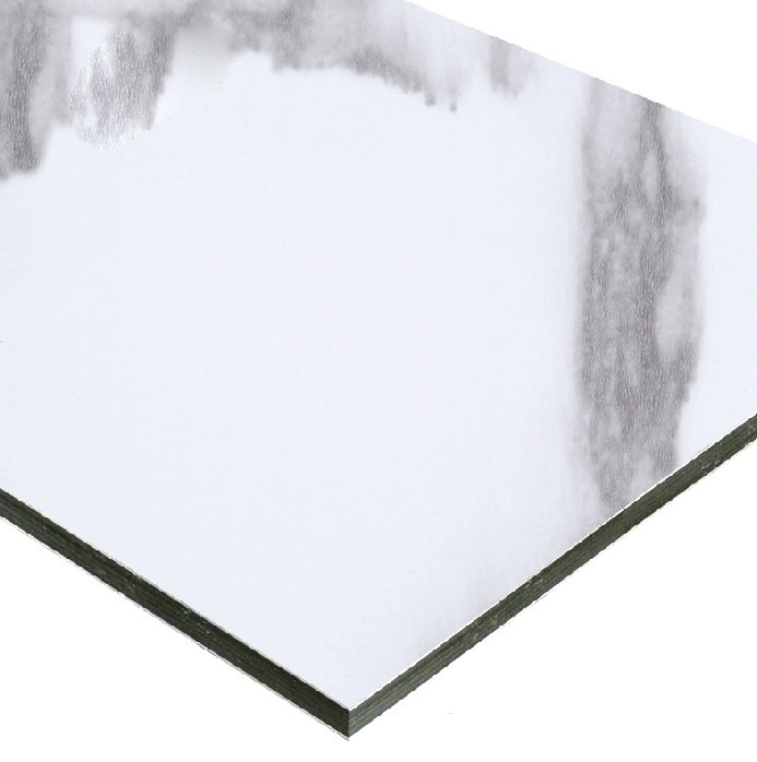 Quality Weather Resistant ACM PVDF Marble Panel 6000mm Low Maintenance wholesale