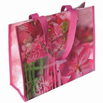 Quality Promotional Laminated PP Woven Shopping Bag with Glossy or Matte Lamination  wholesale