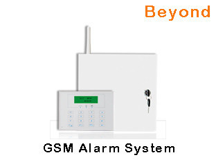 Quality LCD GSM Metal Case Commercial Alarm Systems with 16 Wired zones 31 Wireless zones wholesale