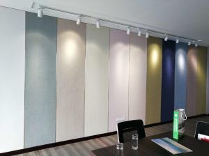 Quality Colorful Cloth Surface Natural Hemp Fiberboard Panels Good Bending Toughness wholesale