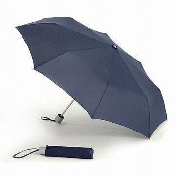 Quality Aluminum Frame 2 or 3-fold Umbrella, Available by Manual and Automatic Open wholesale