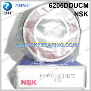 Quality Japan NSK 6205DDUCM Deep Groove Ball Bearing With Rubber Seals wholesale