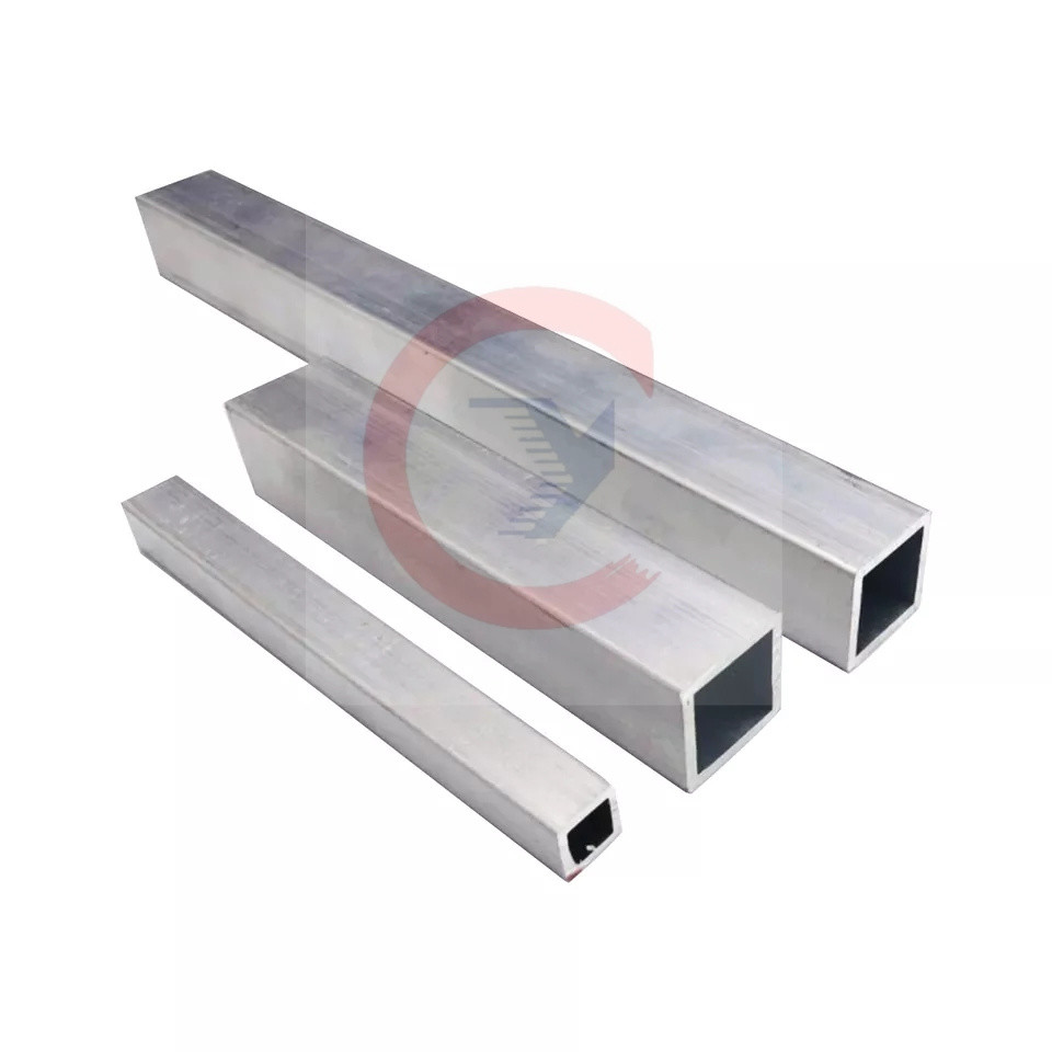 Quality 6A02 Aluminum Square Tube Section 0.5mm Wall Thickness Mill Finished wholesale