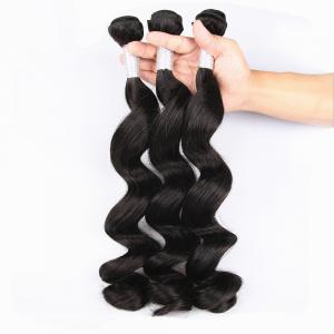 Quality Unprocessed Virgin Human Hair Bundles Loose Deep Wave Human Hair Weave For Black Woman wholesale