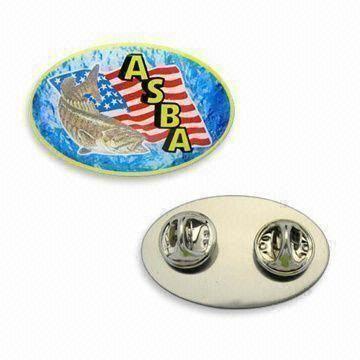 Quality Metal Emblem Medal/Metal Lapel Pins, Available in OEM Designs wholesale
