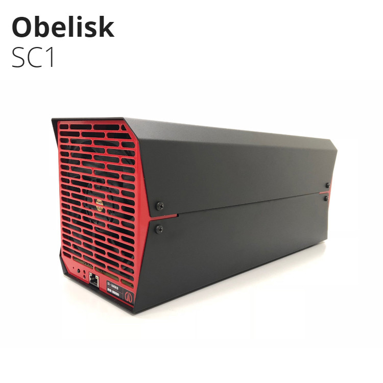 Quality Highest Profable Obelisk SC1 Asic Bitcoin Miner With Blake2B-Sia Algorithms 550Gh/s 500W wholesale