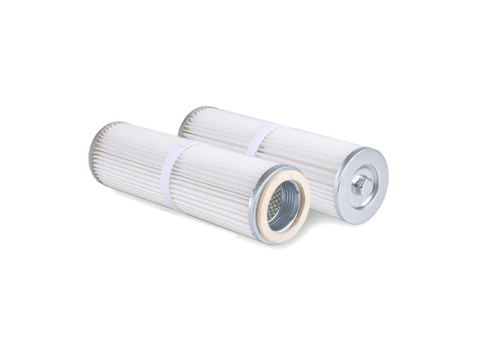 Quality Polyester Spunbond Dust Filter Cartridge Galvanized Steel Inner Core wholesale