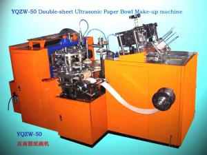 Quality Model YQZW-50A Double-sheet Ultrasonic Paper Bowl Make-up Machine wholesale