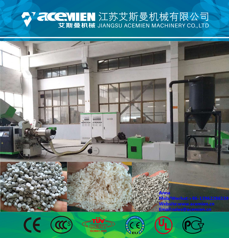 Quality PP/PE/LDPE/LLDPE/PS/ABS waste plastic single stage pelletizing machine/HIgh quality waste plastic recycling / pelletizin wholesale