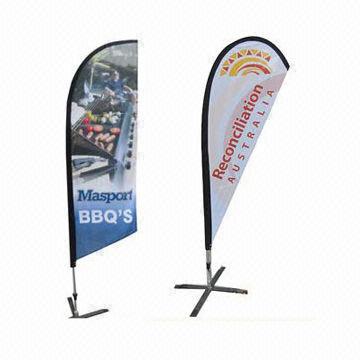 Quality Beach Flags/Advertising Banners/Feather/Teardrop Flags, Available in Various Sizes  wholesale