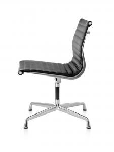 Quality Swivel Tilt Low Back Charles Mesh Ribbed Office Chair Without Arms and Wheels wholesale