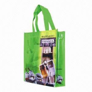 Quality Promotional Laminated Nonwoven/Woven PP Shopping Bag with Glossy or Matte Lamination  wholesale