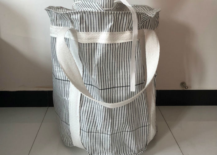 Quality Custom Size Flexible Anti Static Bulk Bags Four Cross - Cornor Loops Available wholesale