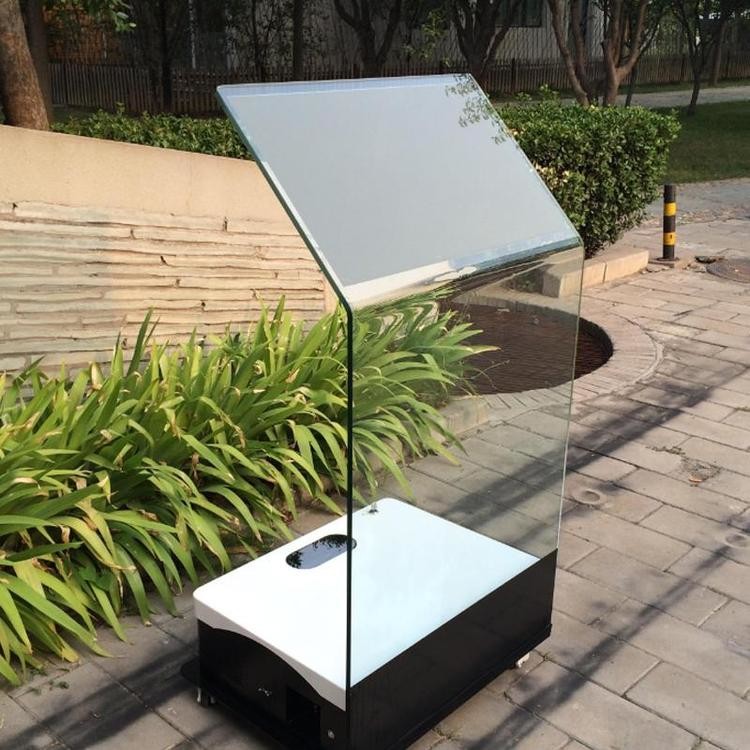 Quality Exhibition holo Terminal Projection Transparent glass interactive Touch foil Kiosk wholesale