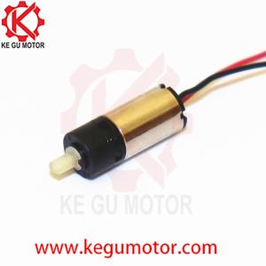 Quality low noise mini 6mm dc coreless 1.5v 3v 3.7v plastic planetary gear motor for smart lock wholesale