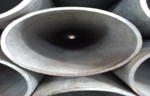 Seamless Oval Stainless Steel Tube , Large Diameter Steel Pipe For Decoration