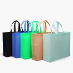 Reasonable Price Heavy Duty Custom Logo Recyclable Grocery Non Woven Shopping