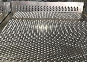 Quality Stainless Steel 2mm Hole 2mm Space Silver For Decoration Perforated Metal Sheet wholesale