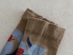 Broderie jacquard pastorale Chaussettes personnalisees en coton Designer