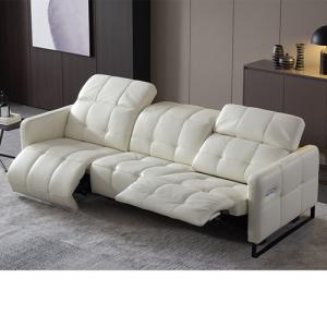 Quality Italian-Style Sofa Electric Function Leather Sofa Three-Seat Modern Living Room Space Capsule Light Luxury Sofa wholesale