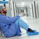 S&J Medical staff isolation Shoe Cover Laminated Nonslip pp Disposable Nonwoven
