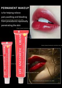 Quality Eye Anesthetic Cream Licocaine Cream Tattoo Numbing Anesthetic Cream For Permanent Makeup Stop Pain wholesale