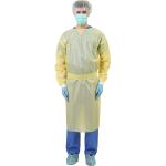 OEM S&J Premium Non woven PP PE Hospital Medical Disposable Isolation Gowns