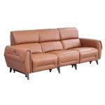 Italian Minimalist Leather Functional Sofa Living Room Combination Italian