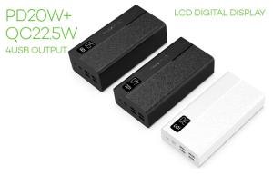 Quality CHARGER-PD20W+QC22.5W 4USB OUTPUT LCD DIGITAL DISPLAY wholesale