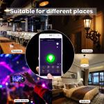 Glomarket Smart Lamp Remote Control Colorful RGB Light Dimmer Alexa Voice