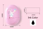 Factory Price Children Gift Cartoon Cute Imitate Eggs Child Ink Toy Stamp