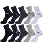 Mens cotton custom crew socks custom logo basketball socks men crew knitted