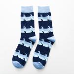 Fashion Trend Non Slip Calf Socks Street Hip Hop Skateboard Cartoon Casual Mid