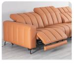 Modern Minimalist Fabric Multi-Functional Sofa Size Apartment Living Room Three