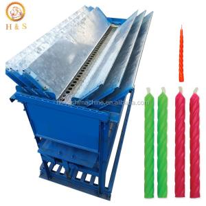 Quality Industrial light birthday candle production machine manual spiral wax candle making moulding machine price wholesale