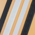 12mm white black elastic scallop picot trim lingerie underwear shoulder lace