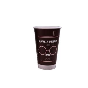 Quality Mustache glasses wholesale paper milk tea coffee cups wholesale