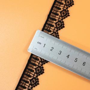 Quality Black Embroidery Garment Accessories Trim Lace Wedding Bridal Lace Trim wholesale