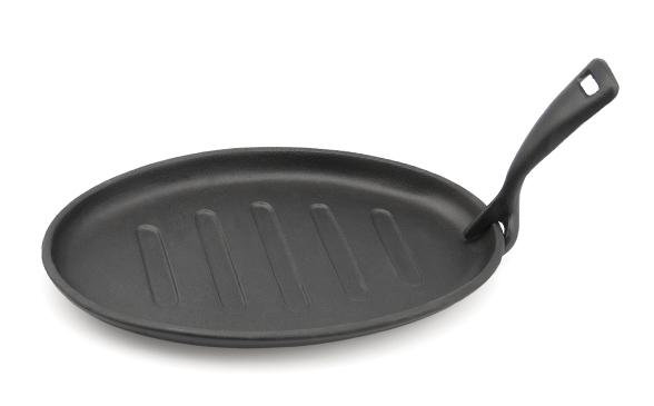 Cheap Pre-Seasoned Cast Iron Fajita With Removable Handle for sale