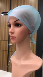Quality Wholesale Unsiex Disposable Non Woven Cap With Ties Hospital Disposable Doctor Cap wholesale