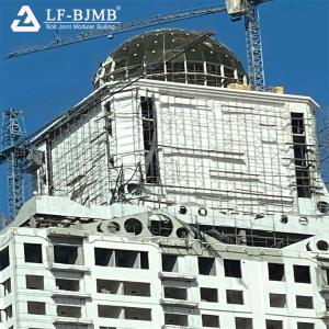 China Prefabricated Space Frame Light Steel Structure skylight Buildings Construction Glass Dome Roof on sale